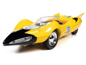 AUTO WORLD SPEED RACER SHOOTING STAR WITH RACER X FIGURE 1:18 SCALE ...