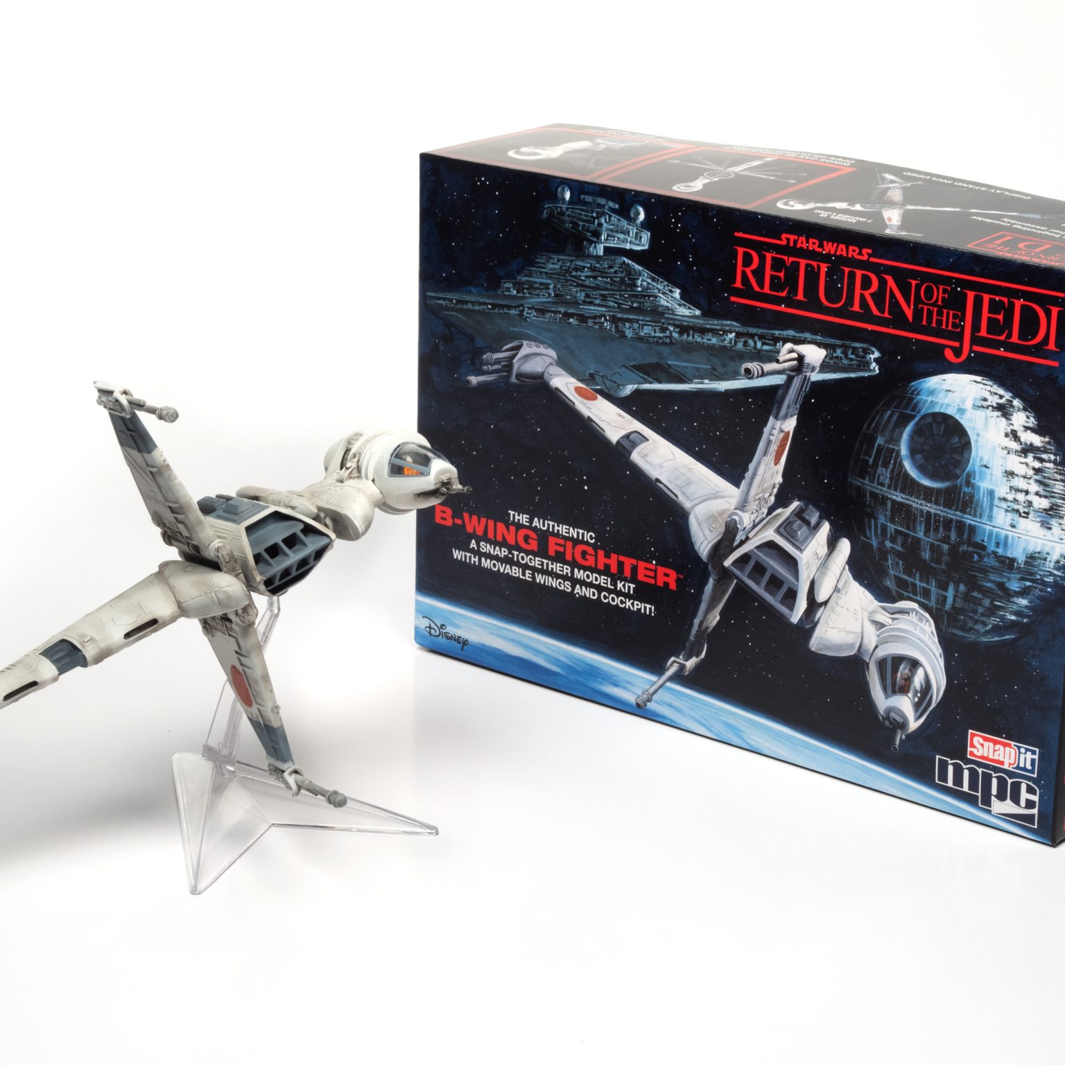 MPC STAR WARS: RETURN OF THE JEDI B-WING FIGHTER (SNAP) 1:144 SCALE ...