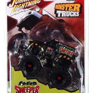 JOHNNY LIGHTNING MONSTER TRUCK CREEP SWEEPER ZOMBIE RESPONSE UNIT (BLACK TIRE EDITION) 1:64 SCALE DIECAST