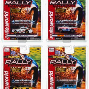 AUTO WORLD XTRACTION RALLY HO SCALE SLOT CARS – SET A