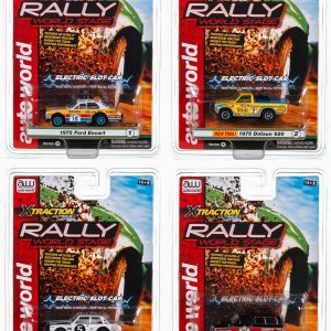 AUTO WORLD XTRACTION RALLY HO SCALE SLOT CARS – SET B