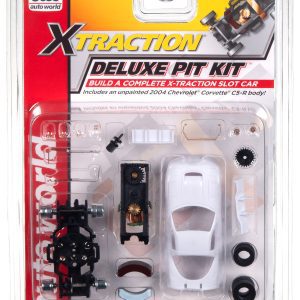 Auto World X-Traction Deluxe Pit Kit (2004 Chevrolet Corvette C5-R Body) HO Scale Slot Car