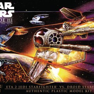 Star Wars: Revenge of the Sith Jedi Starfighter vs Droid Fighters 1:48 Scale Model Kit