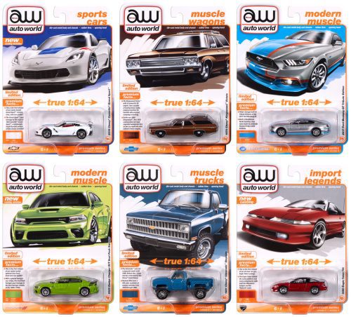 Auto World Premium 2024 Release 3 1:64 Diecast - Set A