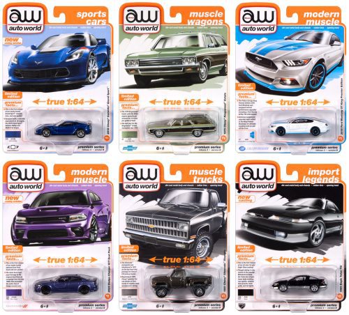 Auto World Premium 2024 Release 3 1:64 Diecast - Set B